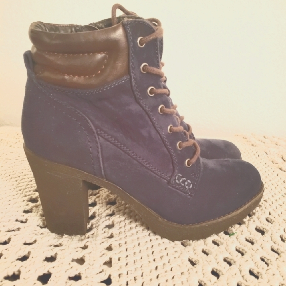 Blue booties